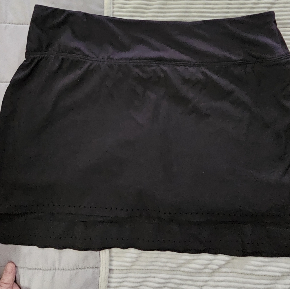Athleta Black Athletic Skort Laser Run Size M - Picture 4 of 15